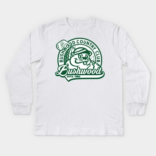 Country Club Mascot logo Kids Long Sleeve T-Shirt